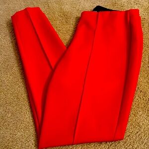 Red skinny pants. Express brand. Size small.